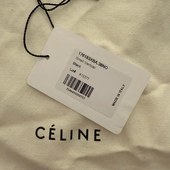 Old Céline Vertical Cabas Tote in Black - Picture 8 of 9